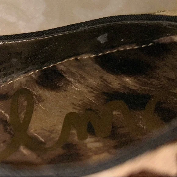 Sam Edelman Joya Calf Hair Leopard Print Ballet Flats, Size 9 - Picture 9 of 12